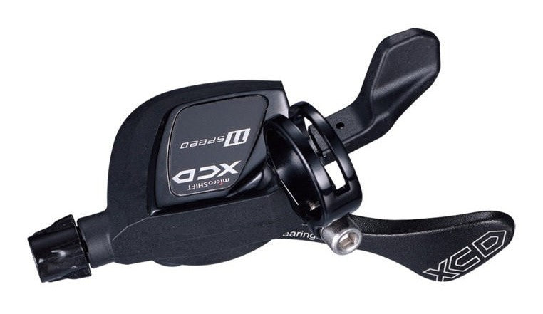 MICROSHIFT XCD-Schalthebel, rechts, 11-Gang, Shimano-kompatibel, Xpress+-Trigger, ohne Ganganzeige