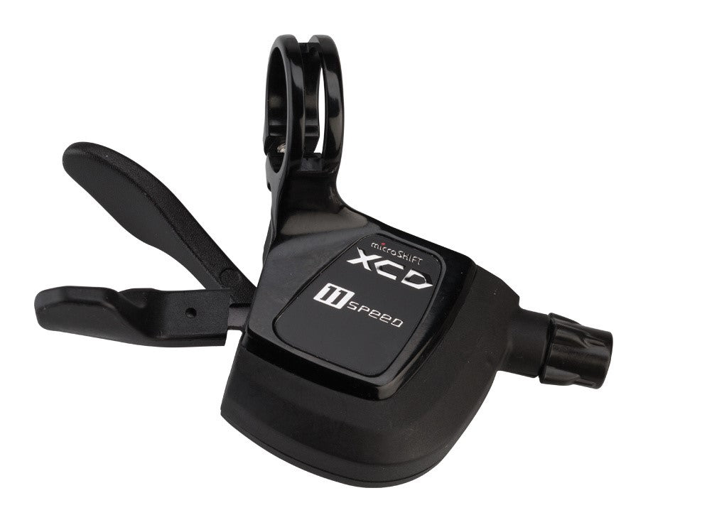 MICROSHIFT XCD-Schalthebel, rechts, 11-Gang, Shimano-kompatibel, Xpress+-Trigger, ohne Ganganzeige