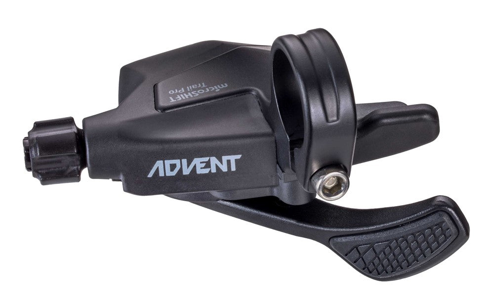 MICROSHIFT ADVENT Schalthebel, rechts, 9-Gang, nicht kompatibel mit Shimano, Trigger Pro, ohne Ganganzeige