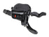 MICROSHIFT-Schalthebel, rechts, 7-Gang, Shimano-kompatibel, Xpress-Schalthebel, optische Ganganzeige, Schwarz