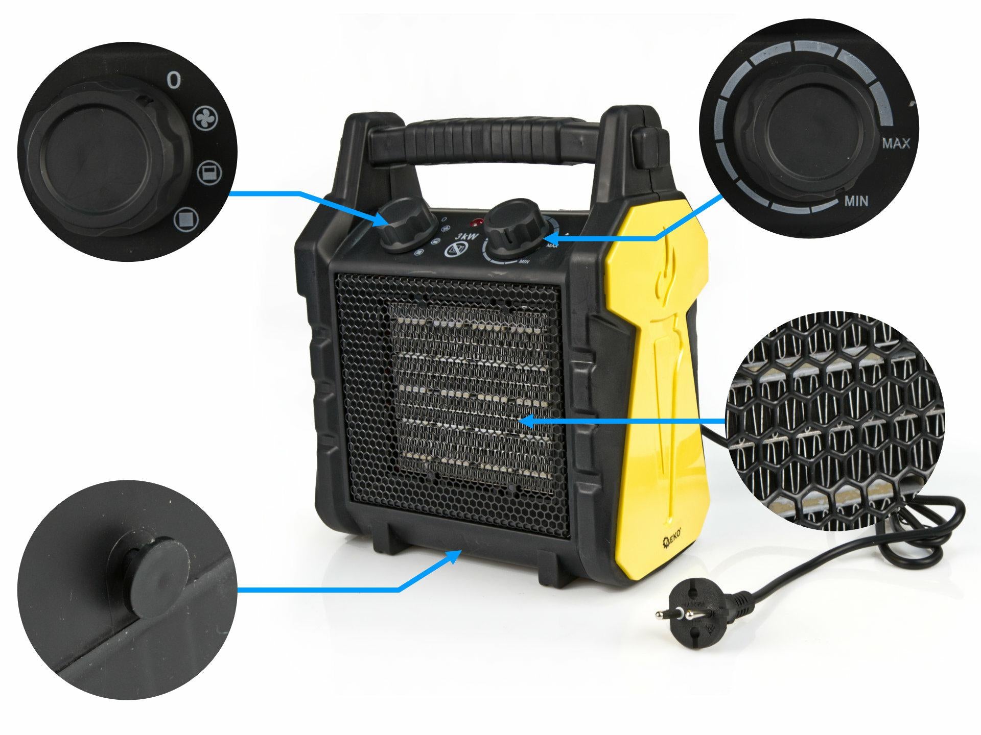 3 KW ELEKTROHEIZUNG GEKO