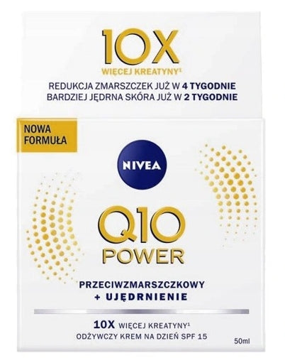 NIVEA - Nivea, Q10 Power Anti-Falten Straffende Tagescreme, 50 ml