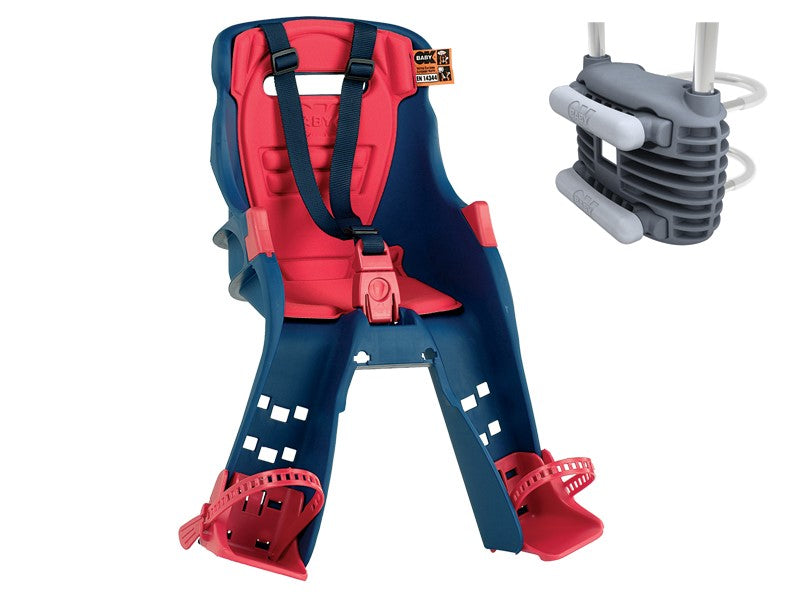 OKBABY ORION Kindersitz, vorne, Universalmontage, Marineblau