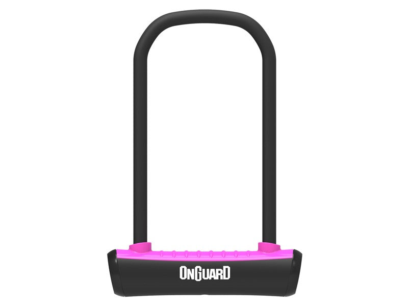 ONGUARD NEON 8152PN U-LOCK Fahrradschloss – 115 mm 292 mm – Griff + 2 x rosa Schlüssel