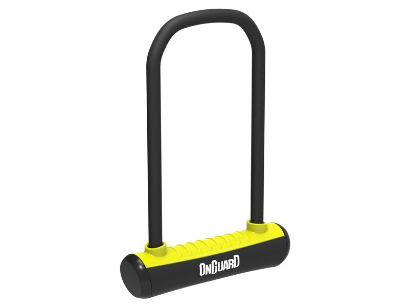 ONGUARD NEON 8152YL U-LOCK Fahrradschloss – 115 mm 292 mm – Griff + 2 x gelbe Schlüssel