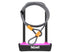 ONGUARD NEON 8154PN U-LOCK Fahrradschloss – 115 mm 230 mm – Griff + 2 x Schlüssel + Kabel 10 mm 120 cm rosa