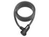 ONGUARD NEON 8156BL Fahrradschloss Kabel – 12 mm 180 cm – Griff + 2 x schwarze Schlüssel