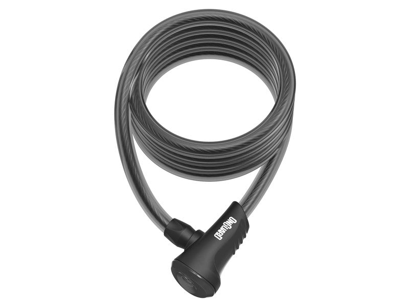 ONGUARD NEON 8162BL Fahrradschlosskabel – 12 mm 180 cm – 2 x schwarze Schlüssel