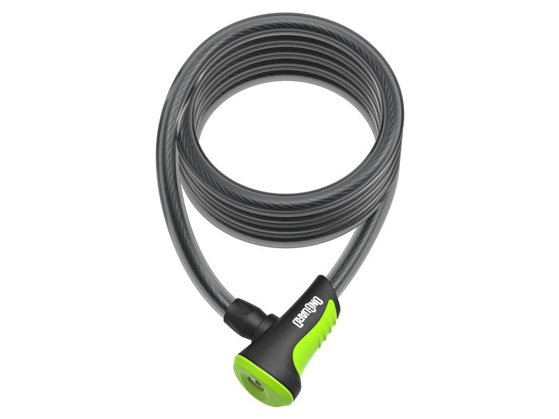 ONGUARD NEON 8163GR Fahrradschloss Kabel – 12 mm 120 cm – 2 x grüne Schlüssel