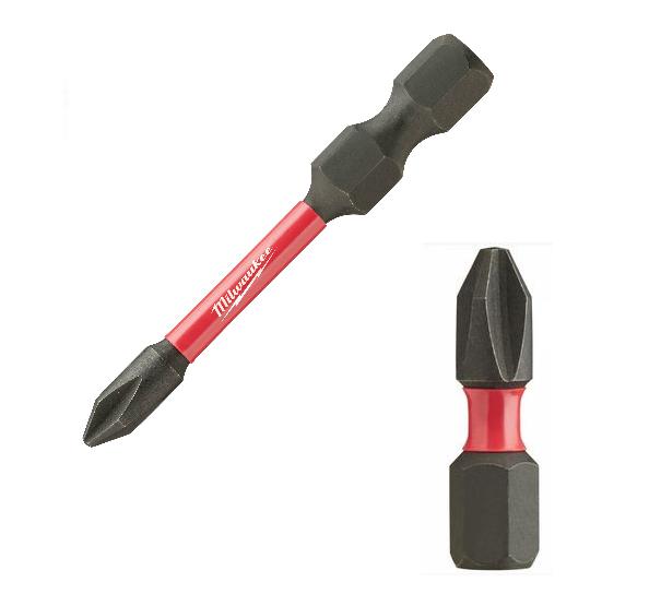 MILWAUKEE PH2 SPITZE x 50 mm/10 Stück. SCHOCKWELLE