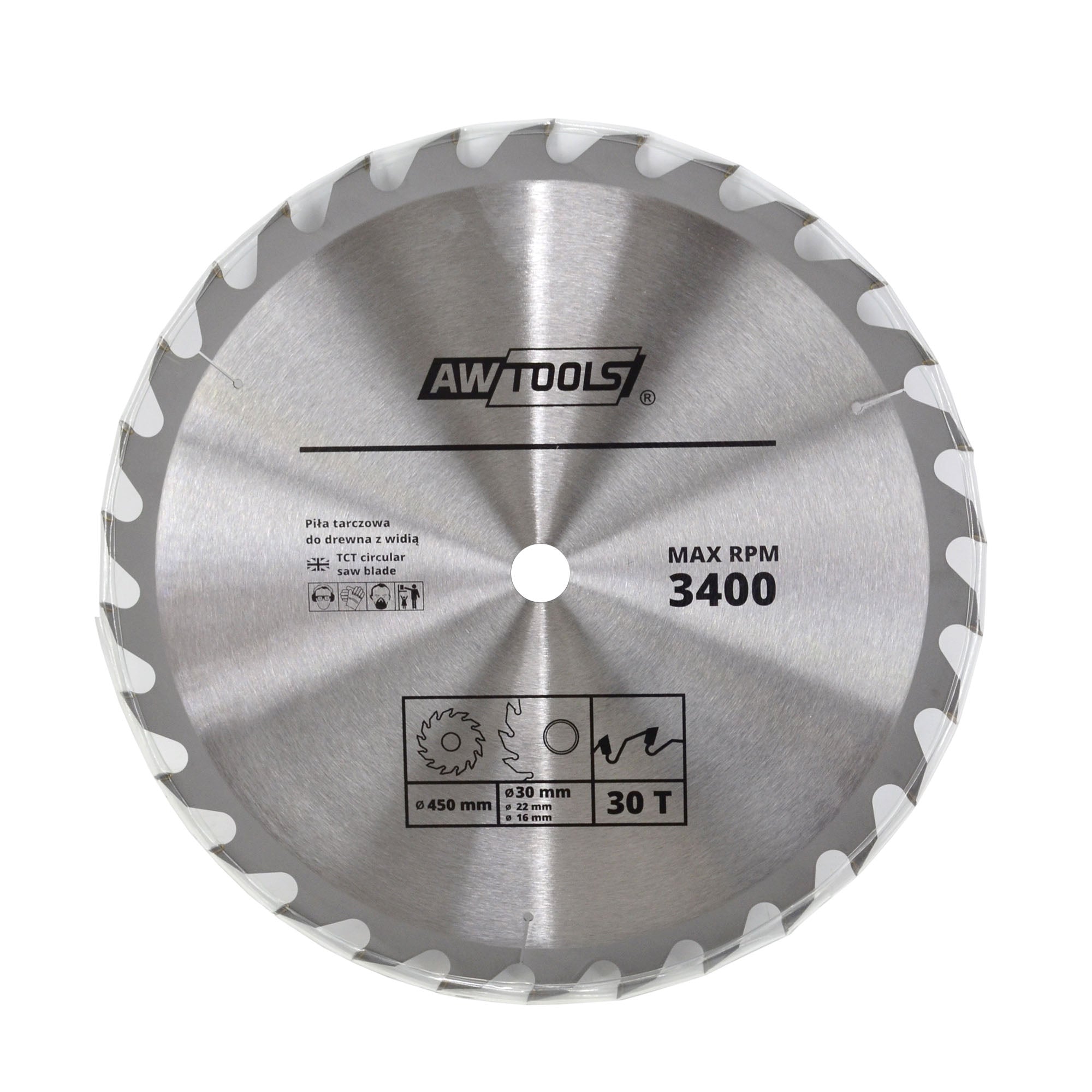AWTOOLS WIDI KREISSÄGE 350x30/22/16x40z