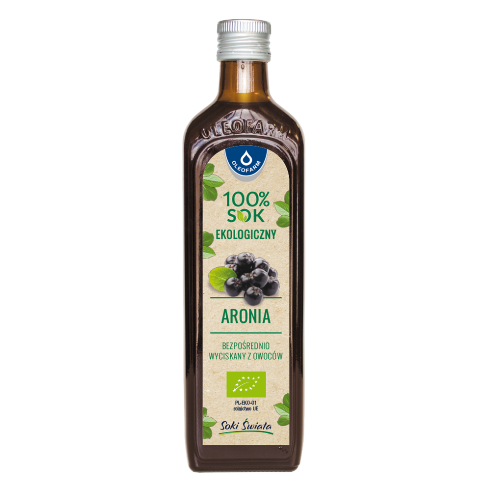 OLEOFARM - Aronia 100 % Bio-Saft 490 ml