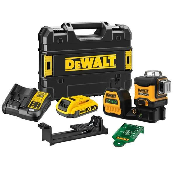 DEWALT.LINE LASER 12/18V GRÜN 1x2,0Ah DCE089D1G18