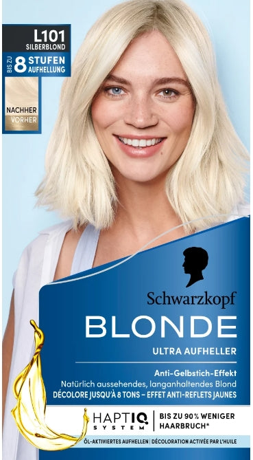 SCHWARZKOPF - Schwarzkopf, Blond, Blond-Highlighter L101 Silberblond, 1 Stück