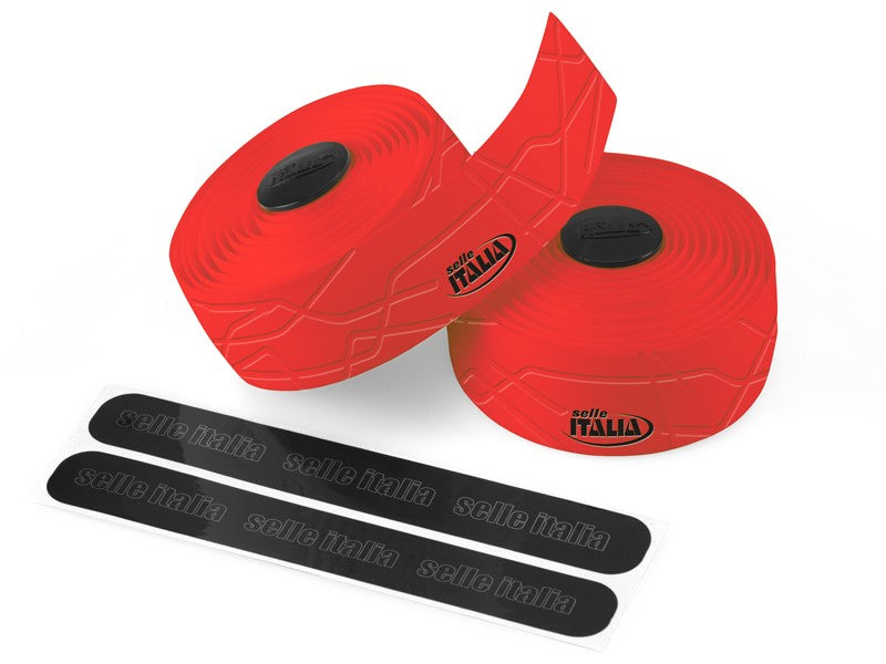 SELLE ITALIA SMOOTAPE Gran Fondo Lenkerband, 2,5 mm, EVA-Gel-Schaum, Rot