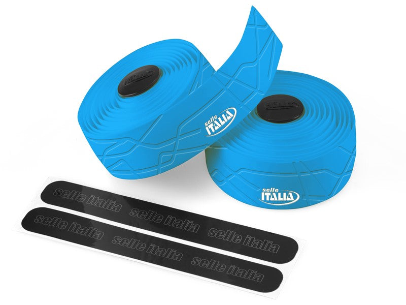 SELLE ITALIA SMOOTAPE Gran Fondo Lenkerband, 2,5 mm, EVA-Gel-Schaum, Blau