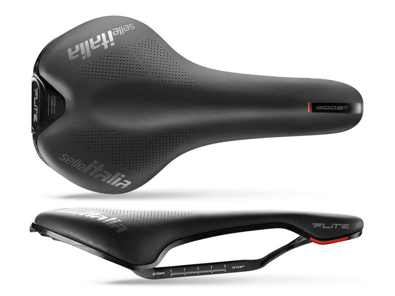 SELLE ITALIA FLITE BOOST KIT CARBONIO L Sattel (ID entspricht L1), Carbon/Keramik-Schiene, Fibra-Tek, 180 g