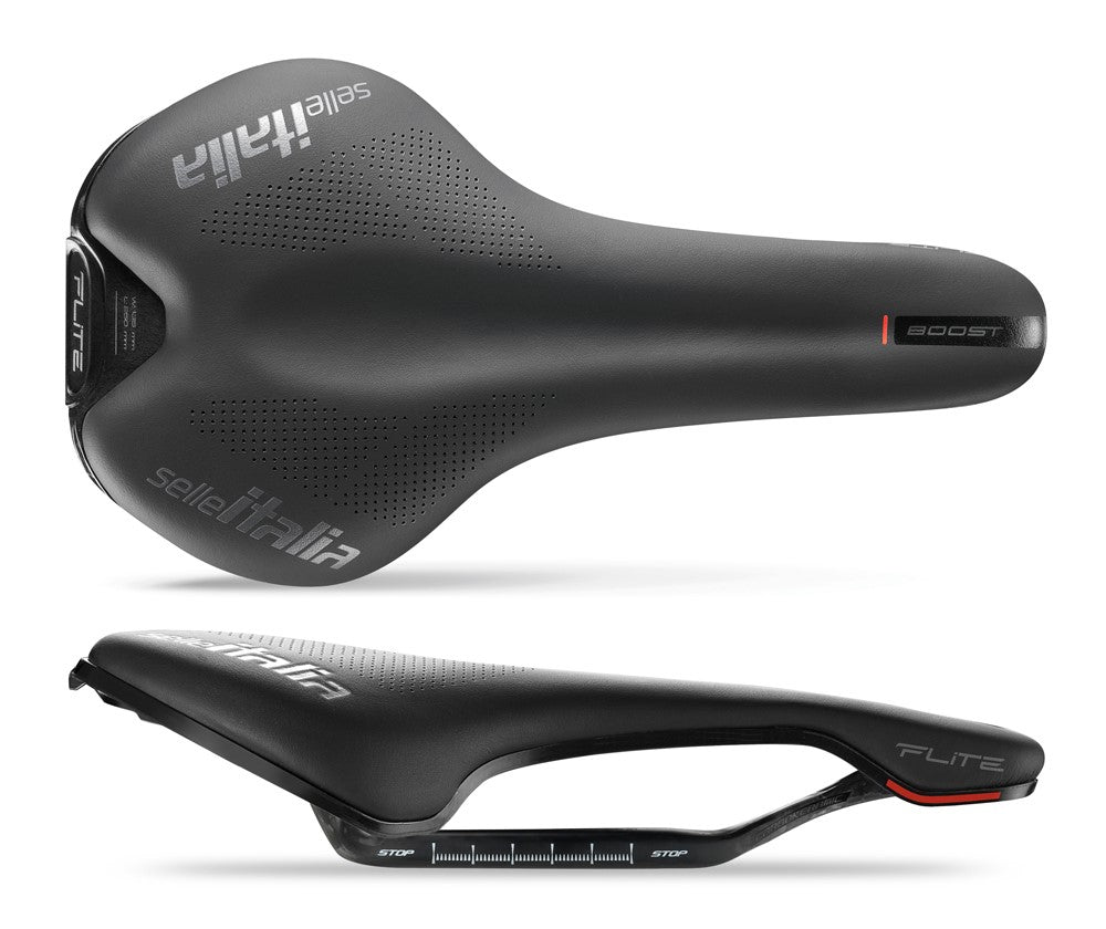 SELLE ITALIA FLITE BOOST KIT CARBONIO L Sattel (ID entspricht L1), Carbonschiene, Fibra-Tek, 180 g