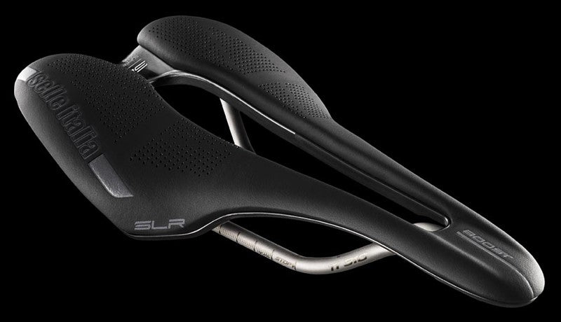 SELLE ITALIA SLR BOOST TI316 Sattel, Superflow S (ID entspricht S3), TI 316 Schiene, Fibra-Tek, 158 g