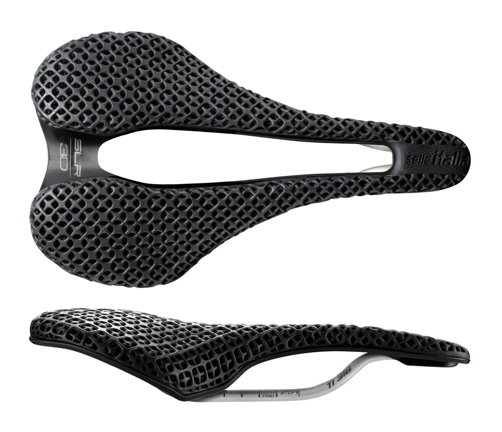SELLE ITALIA SLR BOOST 3D TI316 Sattel, Superflow L (ID entspricht L3), TI 316 Schiene, 3D-gedruckt, 205 g