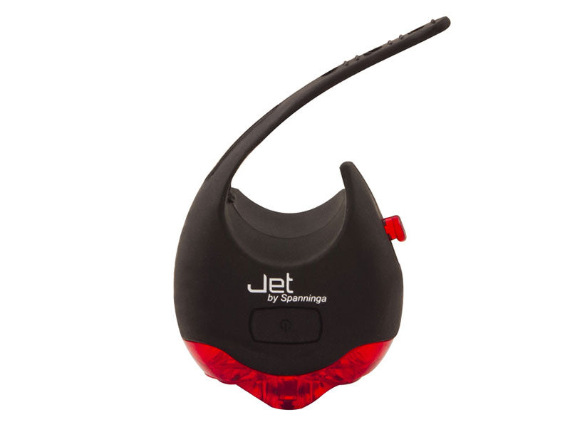 SPANNINGA JET XB Rücklicht 20 Lumen USB schwarz