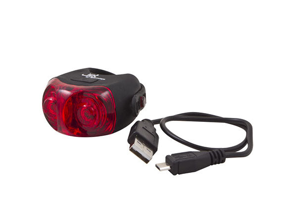 SPANNINGA JET XB Rücklicht 20 Lumen USB schwarz