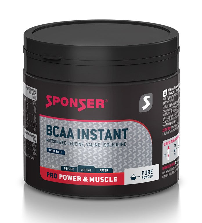 SPONSER BCAA INSTANT Reine Aminosäuren 200g Dose .