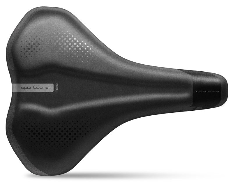 SPORTOURER MAX FLX Gel-Sattel (id: S1, CITY) Gel + Unisex-Elastomere