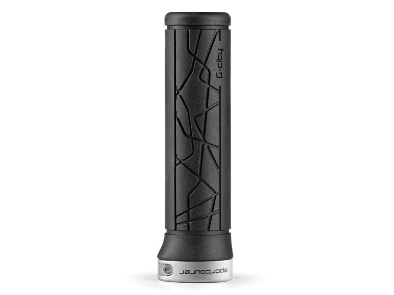 SPORTOURER JAMMY City S Lenkergriffe, 121 mm, Lock-on, Schwarz