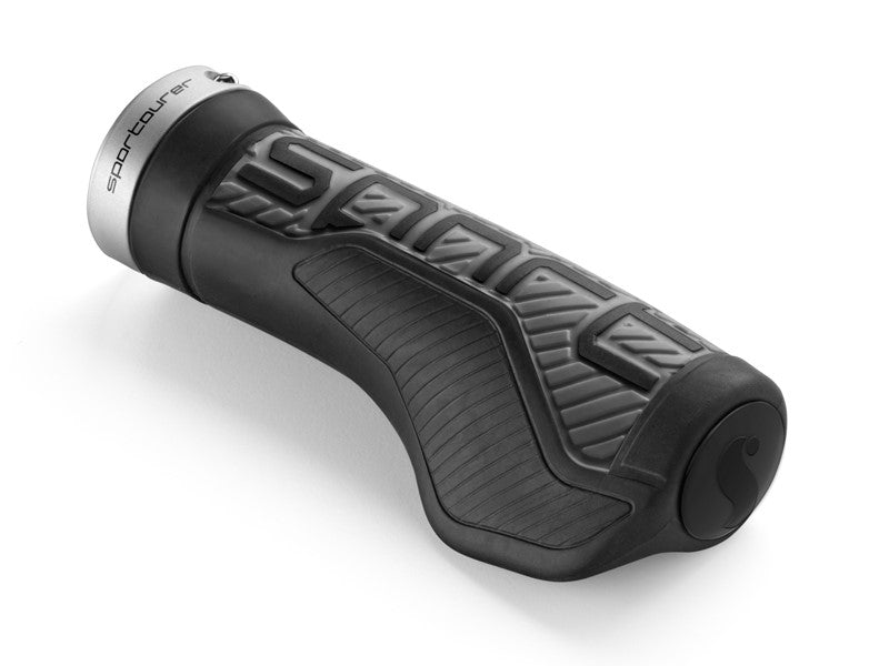 Lenkergriffe SPORTOURER JAMMY Sport L, 133,5mm, Lock-on, Schwarz-Grau