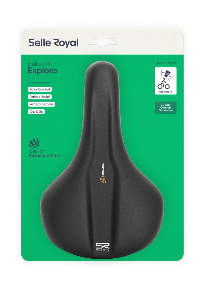 SELLEROYAL EXPLORA MODERATE 60-Grad-Sattel Gel + Elastomere Unisex 415g