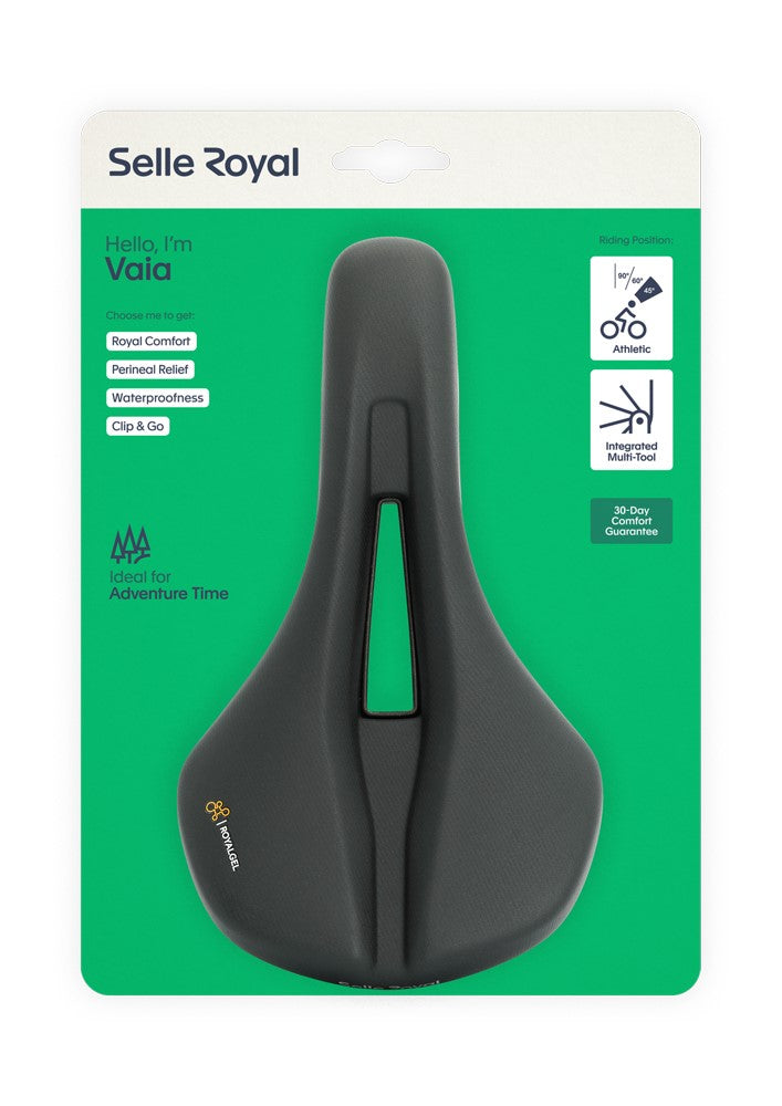 SELLEROYAL VAIA ATHLETIC 45-Grad-Sattel. Gel + Elastomere Unisex