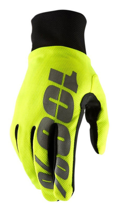 100 % wasserdichter HYDROMATIC-Handschuh in neongelber Größe. S (Handlänge 181-187 mm)