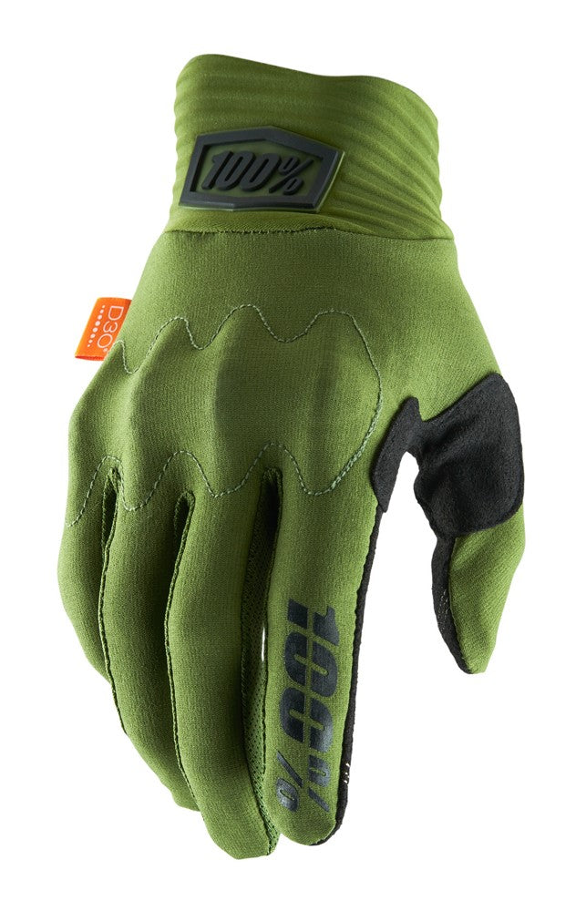 100% COGNITO Handschuhe Armeegrün - L (Handlänge 193-200 mm)