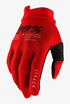 100 % ITRACK Glove-Handschuhe, rote Größe. XL (Handlänge 200-209 mm)