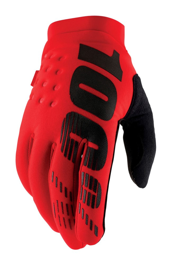 100 % BRISKER Glove-Handschuhe, rote Größe. XL (Handlänge 200-209 mm)