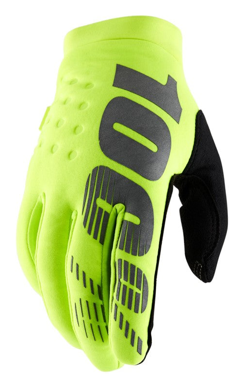 Handschuhe 100 % BRISKER Handschuh fluogelb Größe. XXL (Handlänge 209-216 mm)