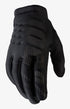 Handschuhe 100 % BRISKER Youth Glove schwarz grau Größe. M (Handlänge 149-159 mm)