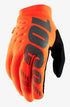 Handschuhe 100 % BRISKER Jugendhandschuh fluo orange schwarz Größe. L (Handlänge 159-171 mm)