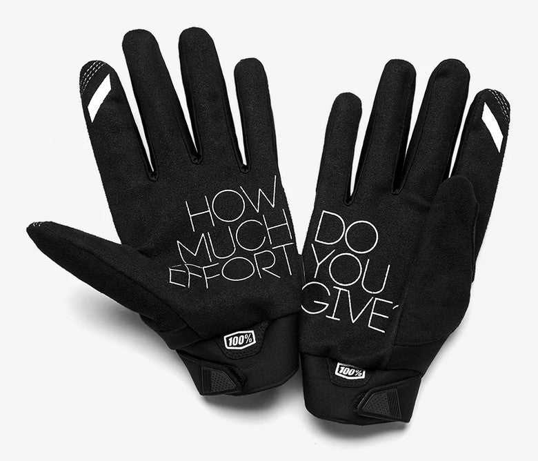 Handschuhe 100 % BRISKER Jugendhandschuh fluo orange schwarz Größe. L (Handlänge 159-171 mm)