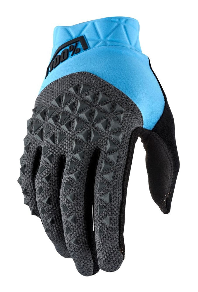 Handschuhe 100 % GEOMATIC Handschuh in Cyan-Holzkohle-Größe. XL (Handlänge 200-209 mm)