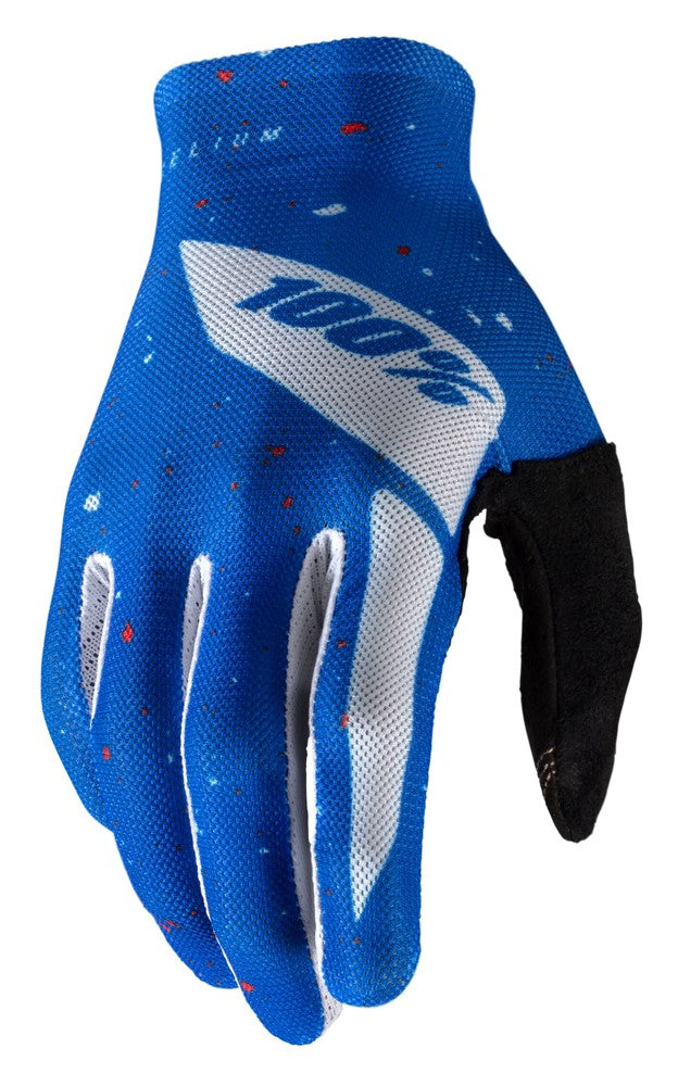 100 % CELIUM Glove blau-weiße Handschuhe, Größe. M (Handlänge 187-193 mm)