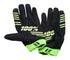 100% R-CORE Handschuhe Black Lime - L (Handlänge 193-200 mm)