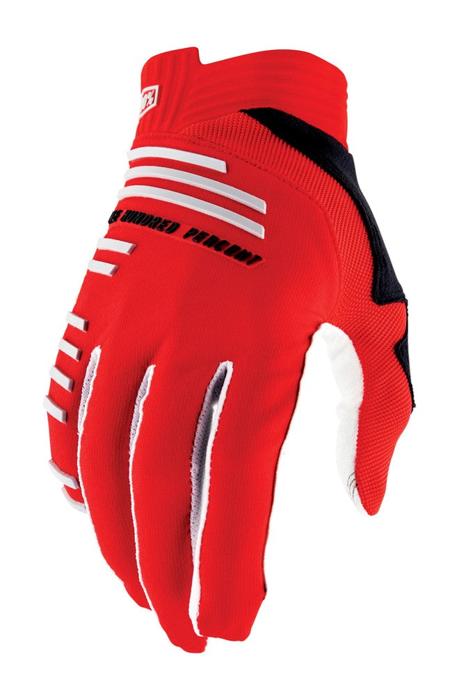 100 % R-CORE Gloves Racer Red Handschuhe – M (Handlänge 187–193 mm)