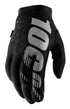 100 % BRISKER Damenhandschuh, Größe Schwarz, Grau. L (Handlänge 181-187 mm)
