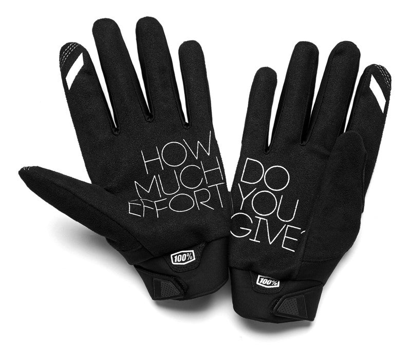 100 % BRISKER Damenhandschuh, Größe Schwarz, Grau. L (Handlänge 181-187 mm)