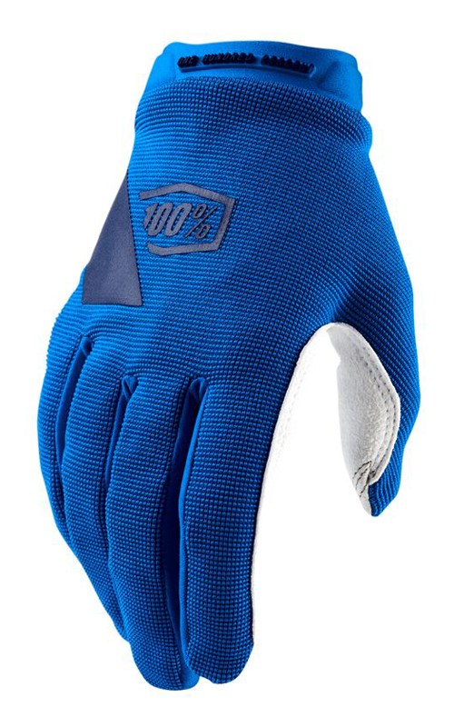 100 % RIDECAMP Damenhandschuh, blaue Größe. M (Handlänge 174-181 mm)