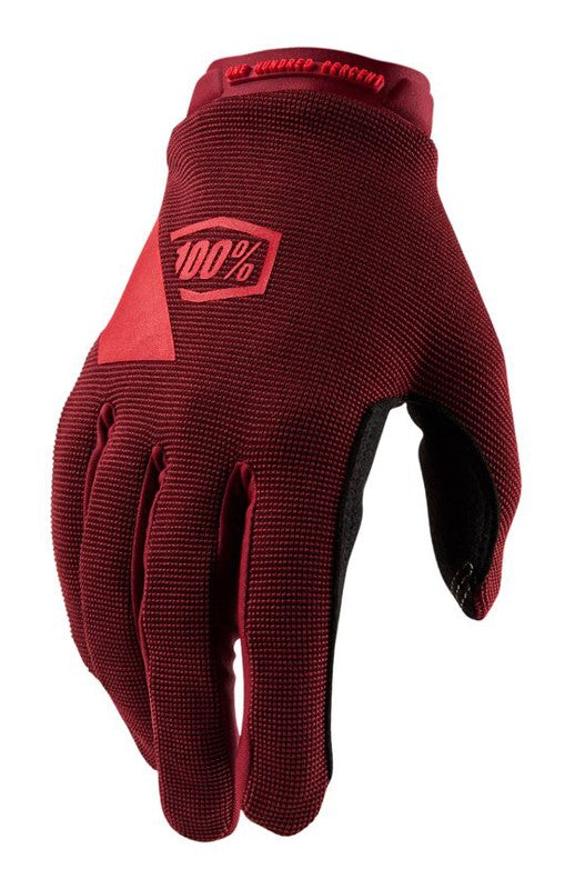 100 % RIDECAMP Damenhandschuh in Ziegelgröße. L (Handlänge 181-187 mm)