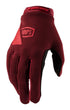 100 % RIDECAMP Damenhandschuh in Ziegelgröße. L (Handlänge 181-187 mm)