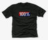 T-Shirt 100 % CLASSIC Kurzarm schwarz Größe. XL